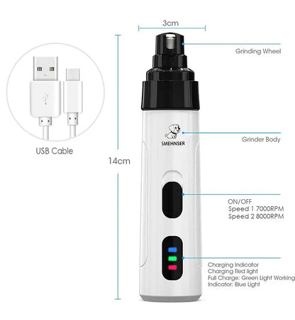 Lima de uñas eléctrica PawSmooth™