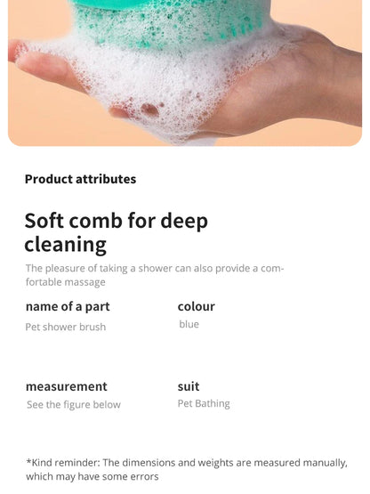 SoapyPaws™ Silicone Bath Brush