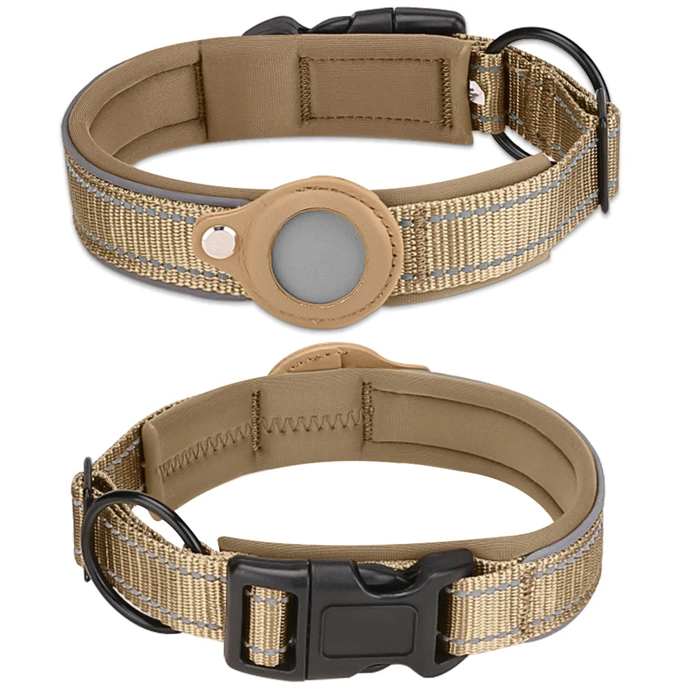 TrackGuard™ Reflective AirTag Dog Collar