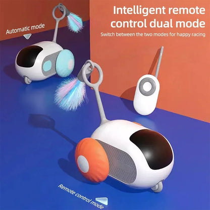 ZoomieRacer™ Coche de juguete remoto para gatos