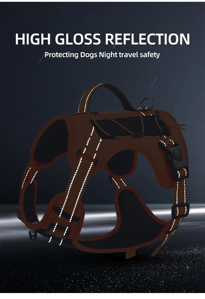 Arnés táctico reflectante para perros ArmorLead™