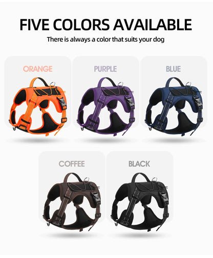 Arnés táctico reflectante para perros ArmorLead™
