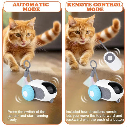 ZoomieRacer™ Coche de juguete remoto para gatos