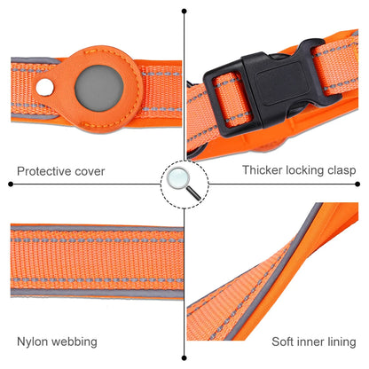 TrackGuard™ Reflective AirTag Dog Collar