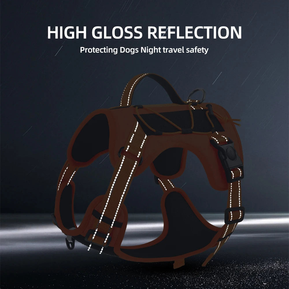 Arnés táctico reflectante para perros ArmorLead™