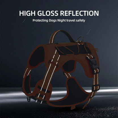 Arnés táctico reflectante para perros ArmorLead™