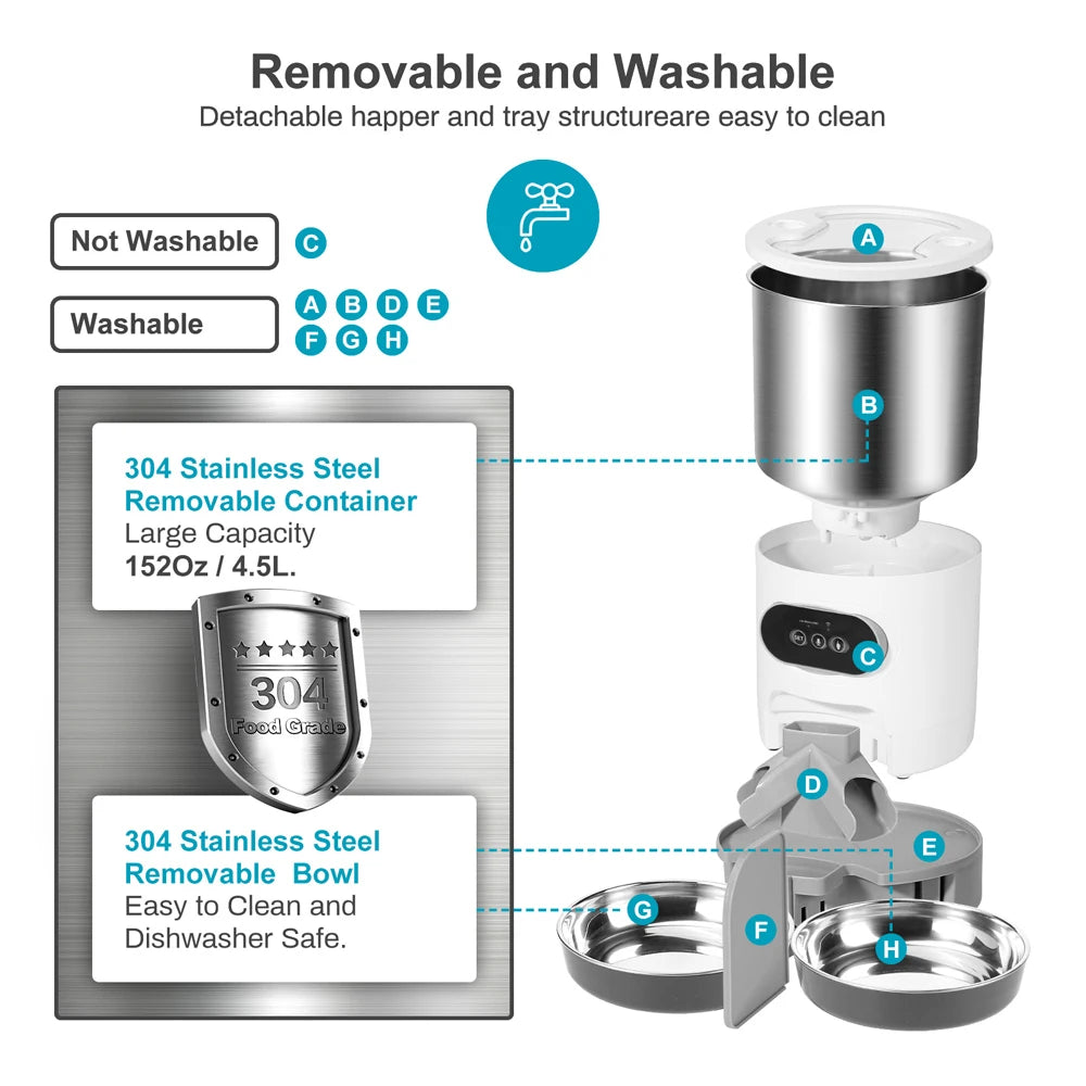 Comedero para mascotas SmartBite™ con WiFi