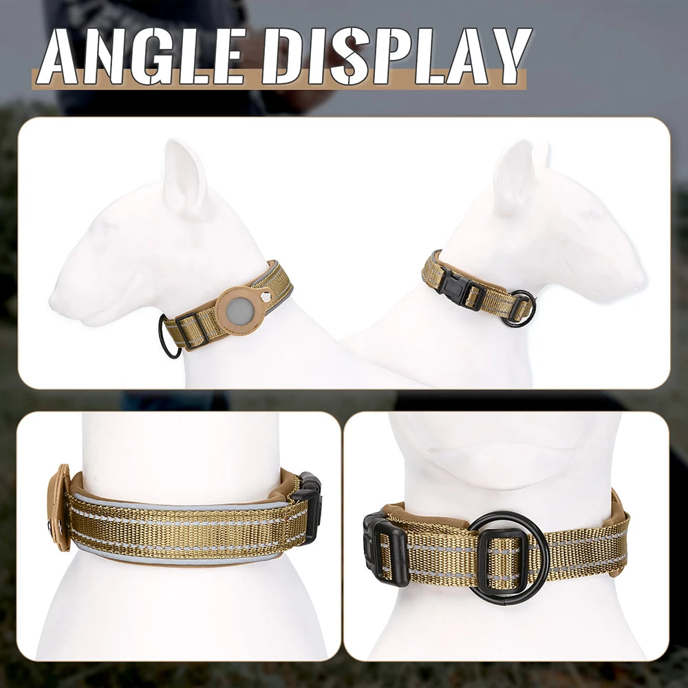 TrackGuard™ Reflective AirTag Dog Collar