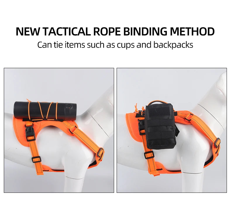 Arnés táctico reflectante para perros ArmorLead™